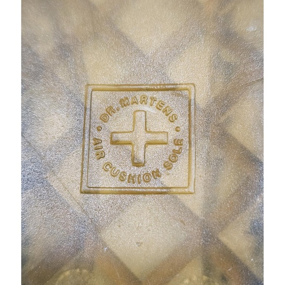 Dr. Martens Black Bouncing Sole Boots W Size 5 Goth Punk Grunge - Picture 8 of 9